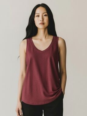 Burgundy NWT Tank Tunic L